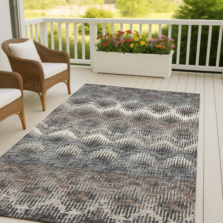 Dalyn Brisbane BR9 Midnight Rug outdoor lifestyle image