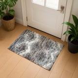 Dalyn Brisbane BR9 Midnight Rug shown in a room