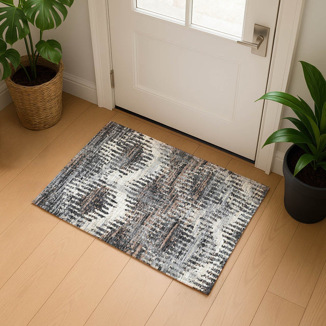 Dalyn Brisbane BR9 Midnight Rug shown in a room