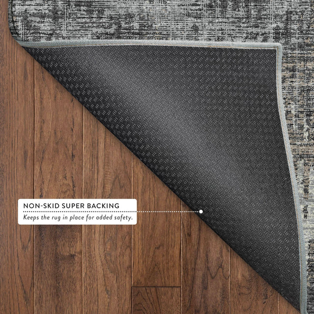 Dalyn Brisbane BR9 Midnight Rug backing detail
