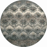 Dalyn Brisbane BR9 Midnight Rug round rug