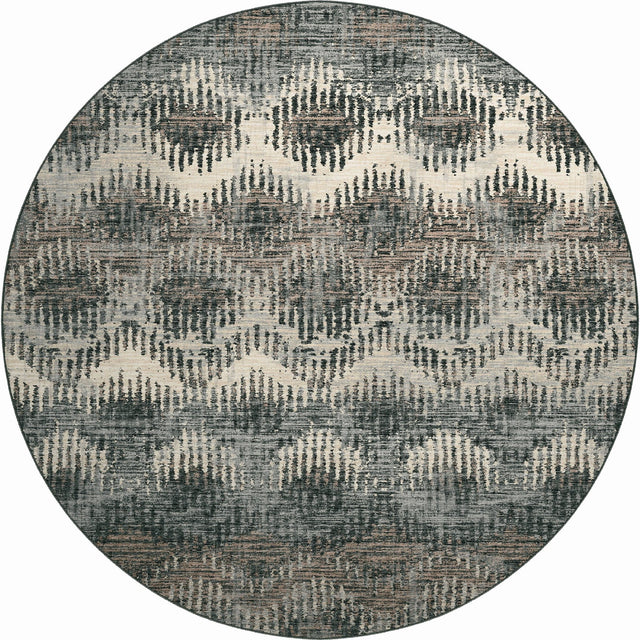 Dalyn Brisbane BR9 Midnight Rug round rug