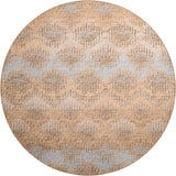 Dalyn Brisbane BR9 Sandstone Rug round rug