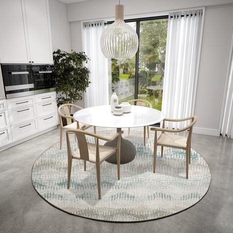 Dalyn Brisbane BR9 Seascape Rug shown in a room