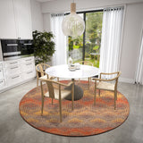 Dalyn Brisbane BR9 Sunset Rug shown in a room