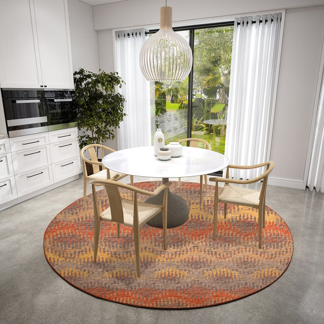 Dalyn Brisbane BR9 Sunset Rug shown in a room