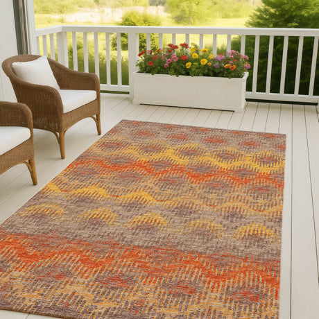 Dalyn Brisbane BR9 Sunset Rug outdoor lifestyle image