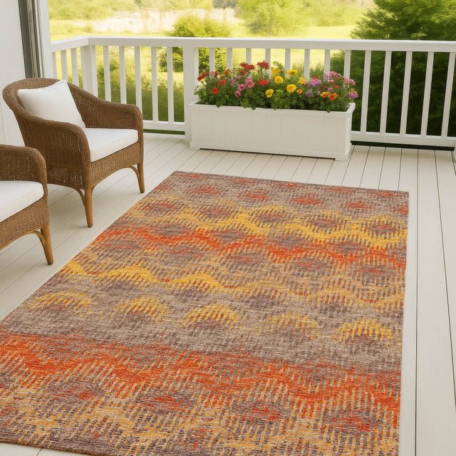 Dalyn Brisbane BR9 Sunset Rug outdoor lifestyle image