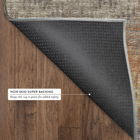 Dalyn Brisbane BR9 Sunset Rug backing detail