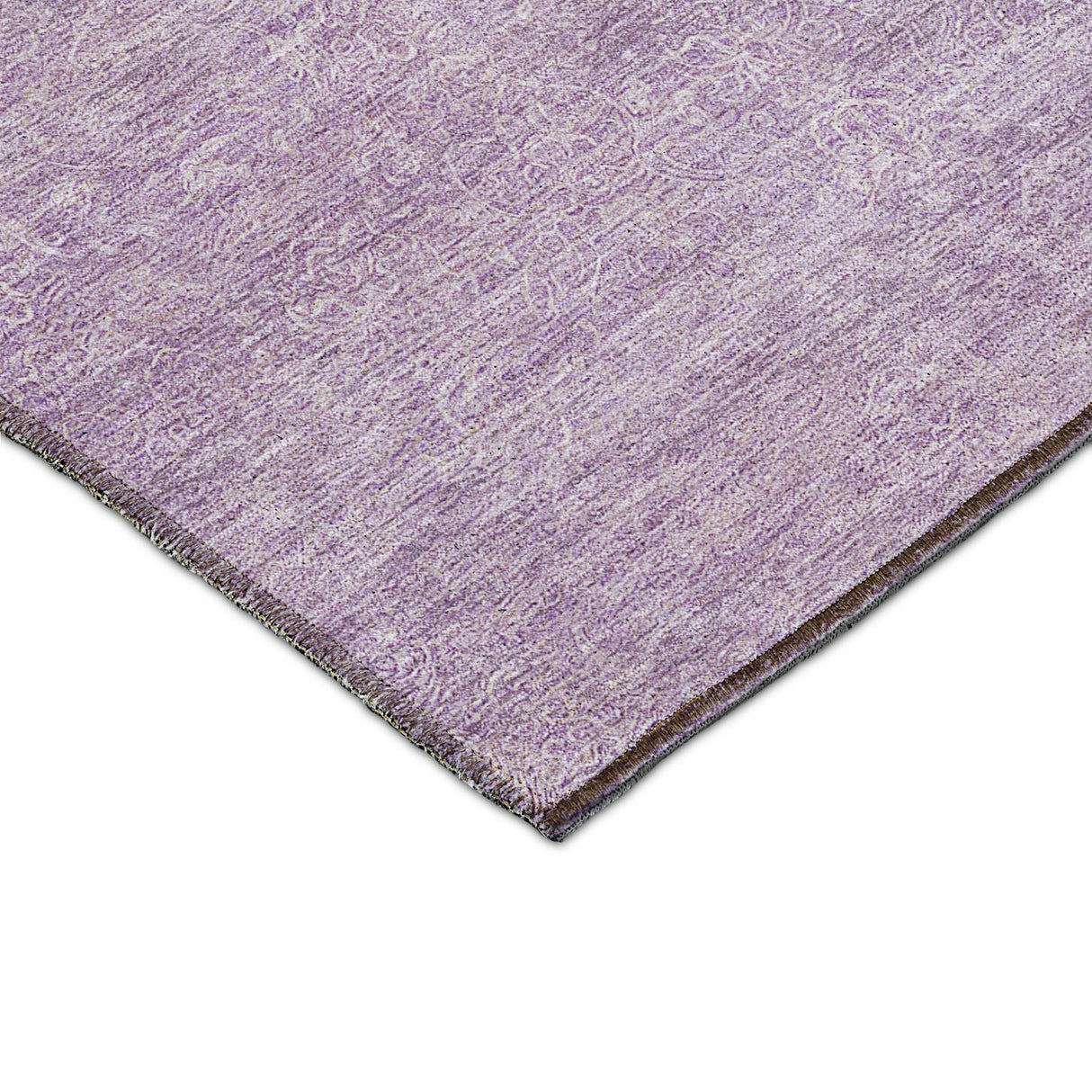Dalyn Burano BU1 Lavender Rug corner detail