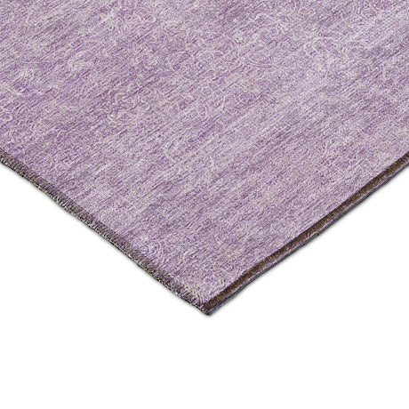 Dalyn Burano BU1 Lavender Rug corner detail