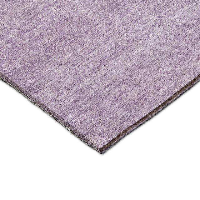 Dalyn Burano BU1 Lavender Rug corner detail