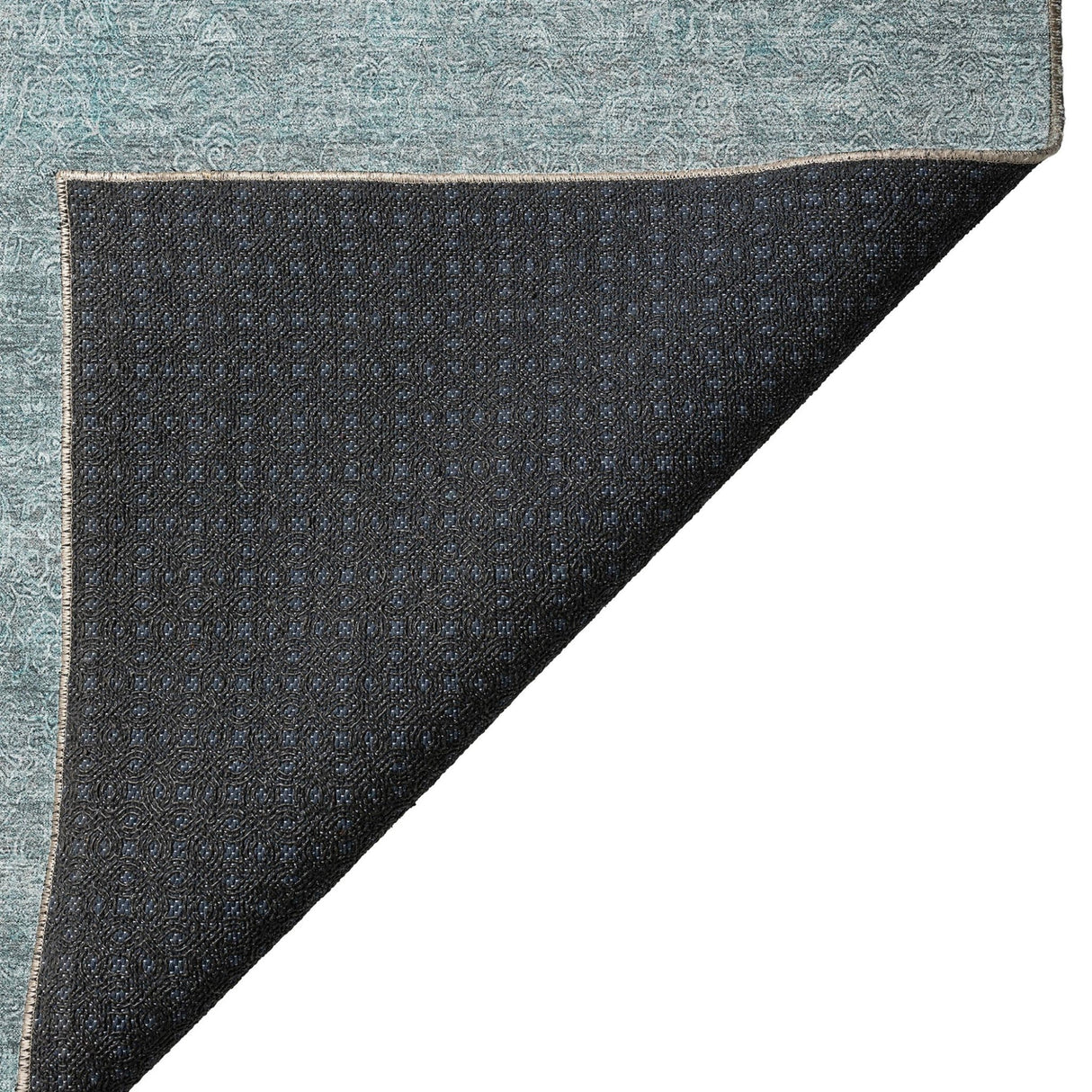 Dalyn Burano BU1 Seafoam Rug backing detail