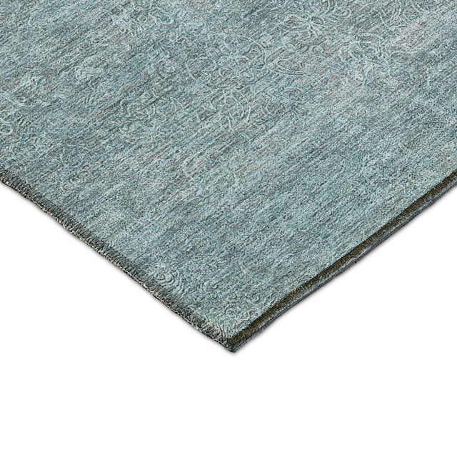 Dalyn Burano BU1 Seafoam Rug corner detail
