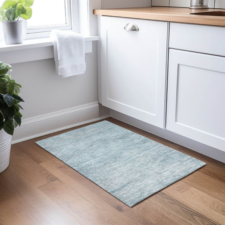 Dalyn Burano BU1 Seafoam Rug shown in a room