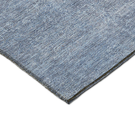 Dalyn Burano BU1 Sky Rug corner detail