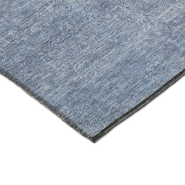 Dalyn Burano BU1 Sky Rug corner detail