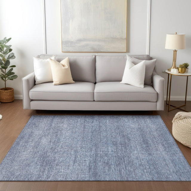 Dalyn Burano BU1 Sky Rug shown in a room