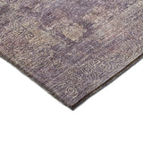 Dalyn Burano BU10 Plum Rug corner detail