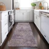 Dalyn Burano BU10 Plum Rug shown in a room