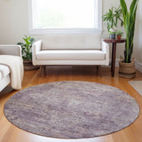 Dalyn Burano BU10 Plum Rug shown in a room
