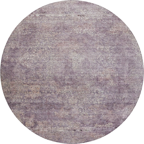 Dalyn Burano BU10 Plum Rug round rug