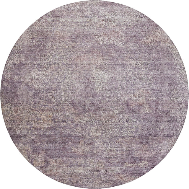 Dalyn Burano BU10 Plum Rug round rug