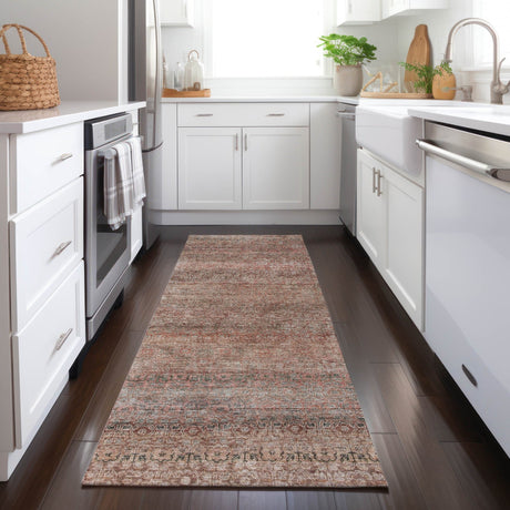 Dalyn Burano BU12 Coral Rug shown in a room