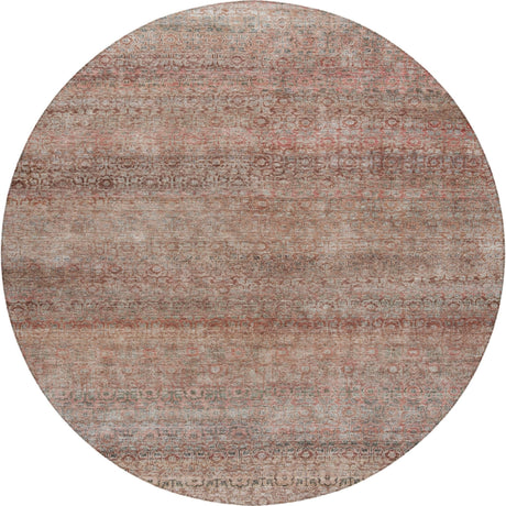 Dalyn Burano BU12 Coral Rug round rug