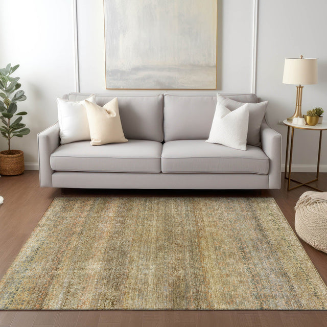 Dalyn Burano BU12 Wheat Rug shown in a room
