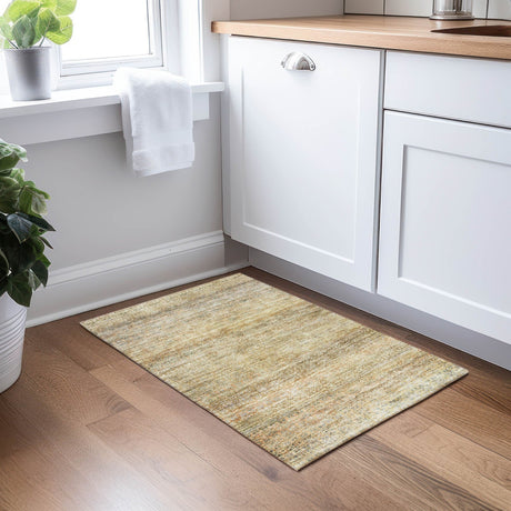 Dalyn Burano BU12 Wheat Rug shown in a room