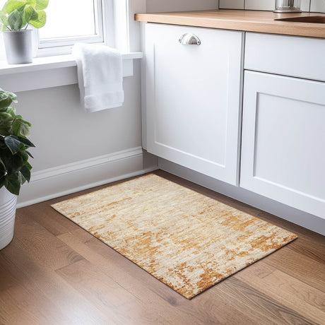 Dalyn Burano BU2 Copper Rug shown in a room