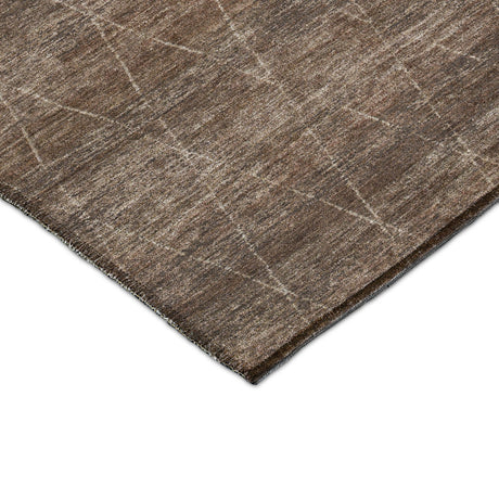 Dalyn Burano BU3 Coffee Rug corner detail