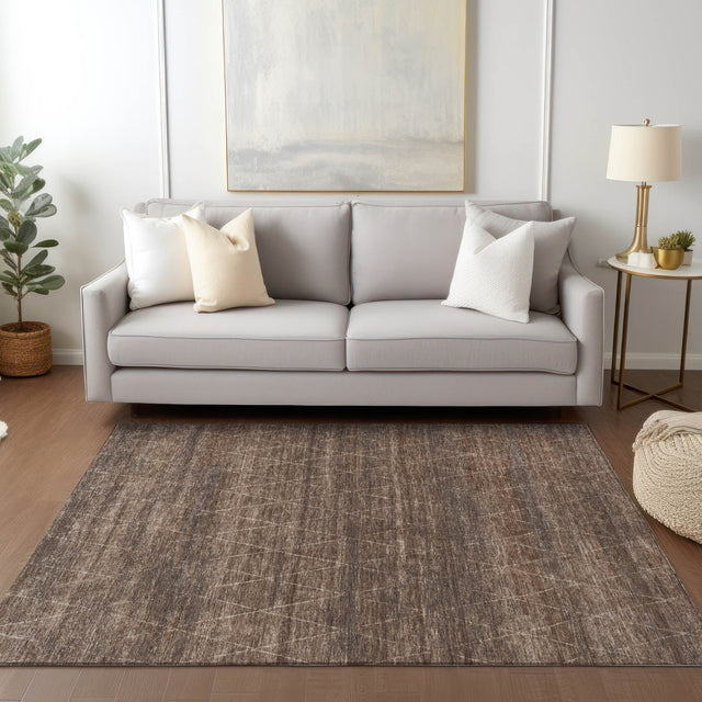 Dalyn Burano BU3 Coffee Rug shown in a room