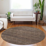 Dalyn Burano BU3 Coffee Rug shown in a room