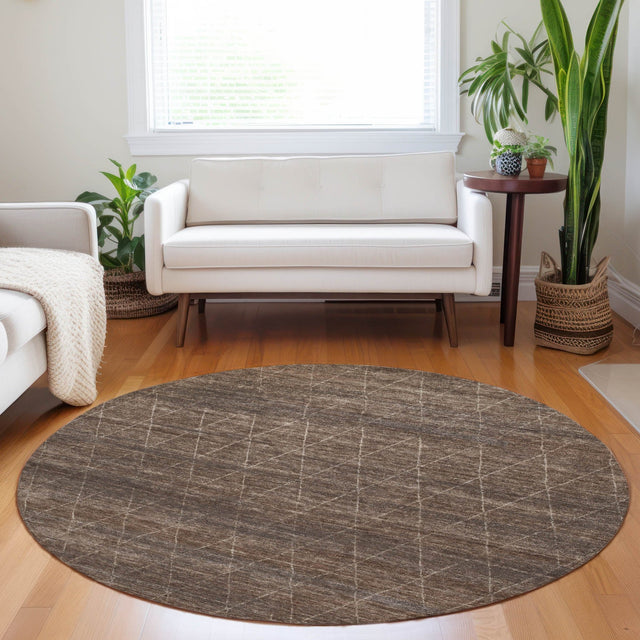 Dalyn Burano BU3 Coffee Rug shown in a room