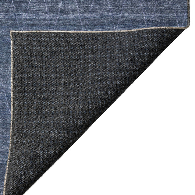 Dalyn Burano BU3 Navy Rug backing detail