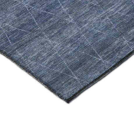 Dalyn Burano BU3 Navy Rug corner detail