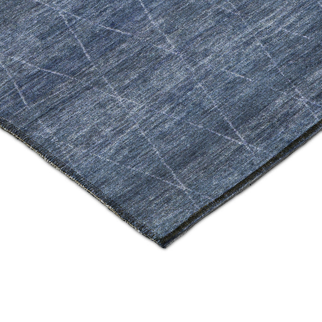 Dalyn Burano BU3 Navy Rug corner detail