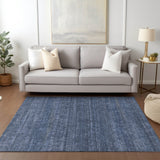 Dalyn Burano BU3 Navy Rug shown in a room
