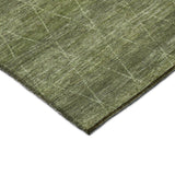 Dalyn Burano BU3 Olive Rug corner detail