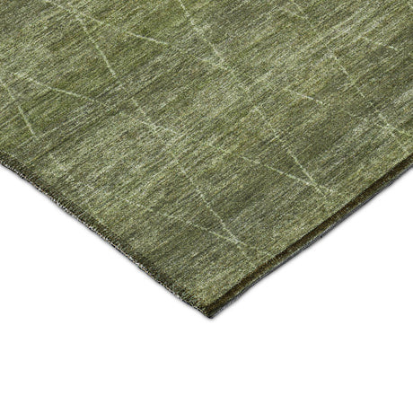 Dalyn Burano BU3 Olive Rug corner detail