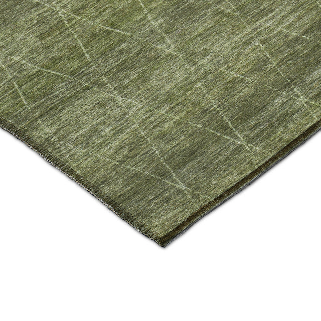Dalyn Burano BU3 Olive Rug corner detail