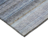 Dalyn Burano BU5 Blue Rug corner detail