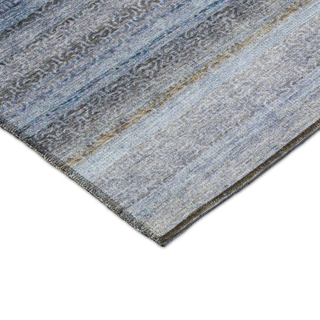Dalyn Burano BU5 Blue Rug corner detail