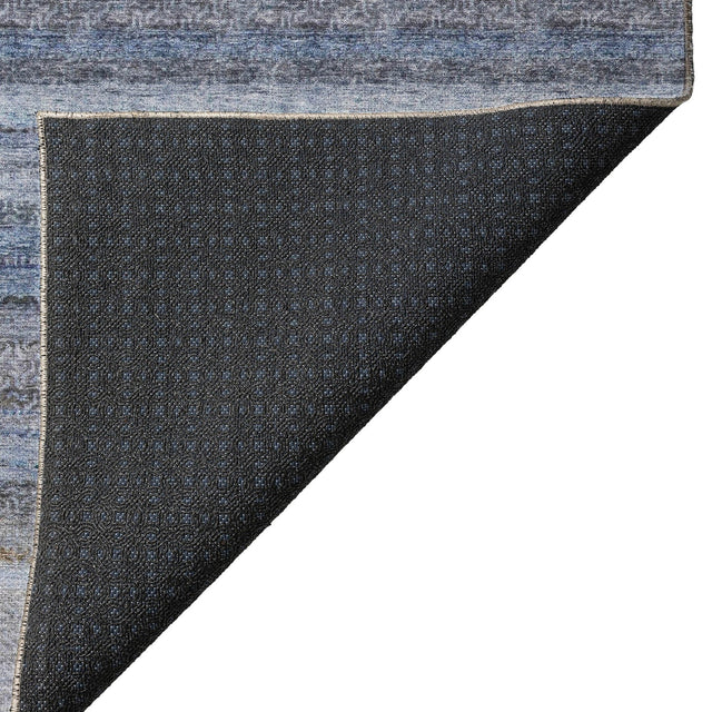 Dalyn Burano BU5 Blue Rug backing detail