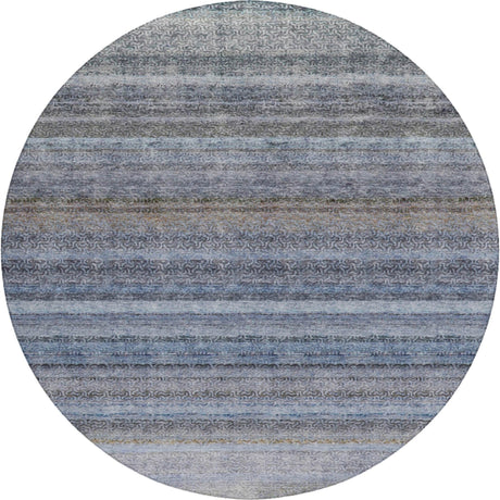 Dalyn Burano BU5 Blue Rug round rug