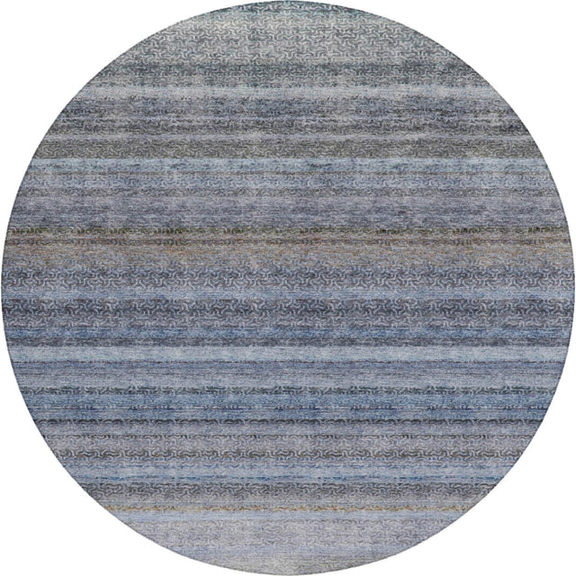 Dalyn Burano BU5 Blue Rug round rug