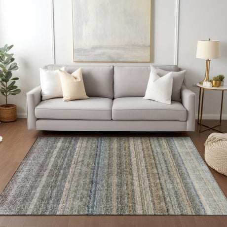 Dalyn Burano BU5 Taupe Rug shown in a room