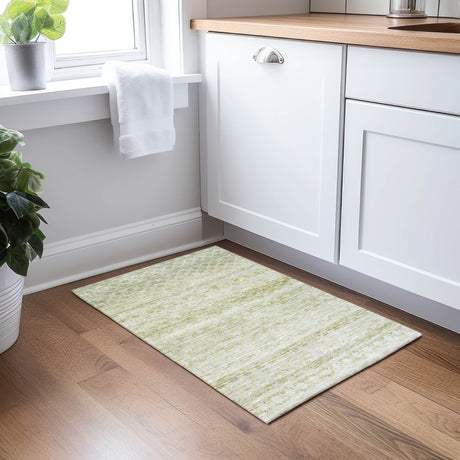 Dalyn Burano BU6 Aloe Rug shown in a room